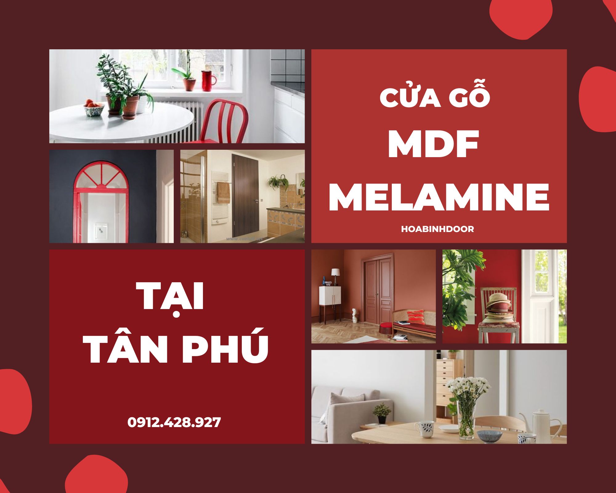 Giá Cửa Gỗ Melamine Tại Tân Phú | CỬA GỖ CAO CẤP