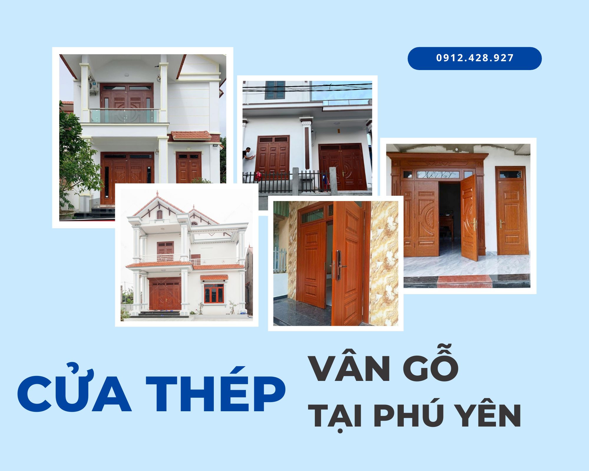Cửa Thép Vân Gỗ Phú Yên | Cao Cấp Số 1 Tại Việt Nam