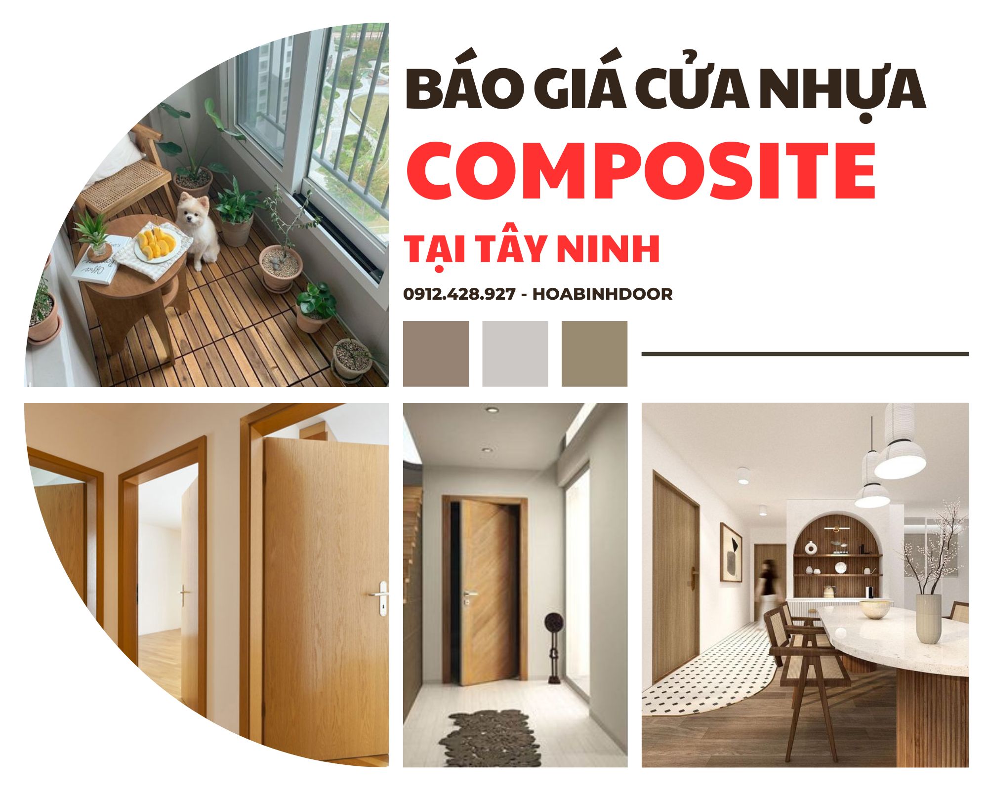 Cửa nhựa Composite tại Tây Ninh | Cửa nhựa giả gỗ