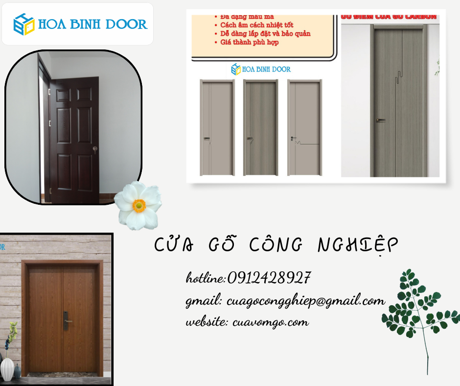 Giá cửa gỗ công nghiệp tại Gò Vấp- Cửa giá rẻ cực bền