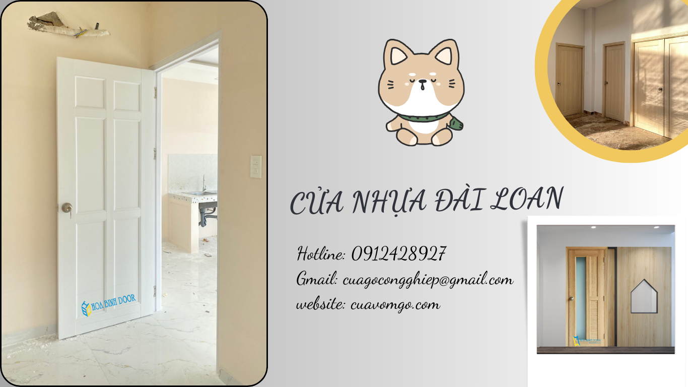 Giá cửa nhựa Đài Loan tại Đồng Tháp- Cửa đẹp giá rẻ.