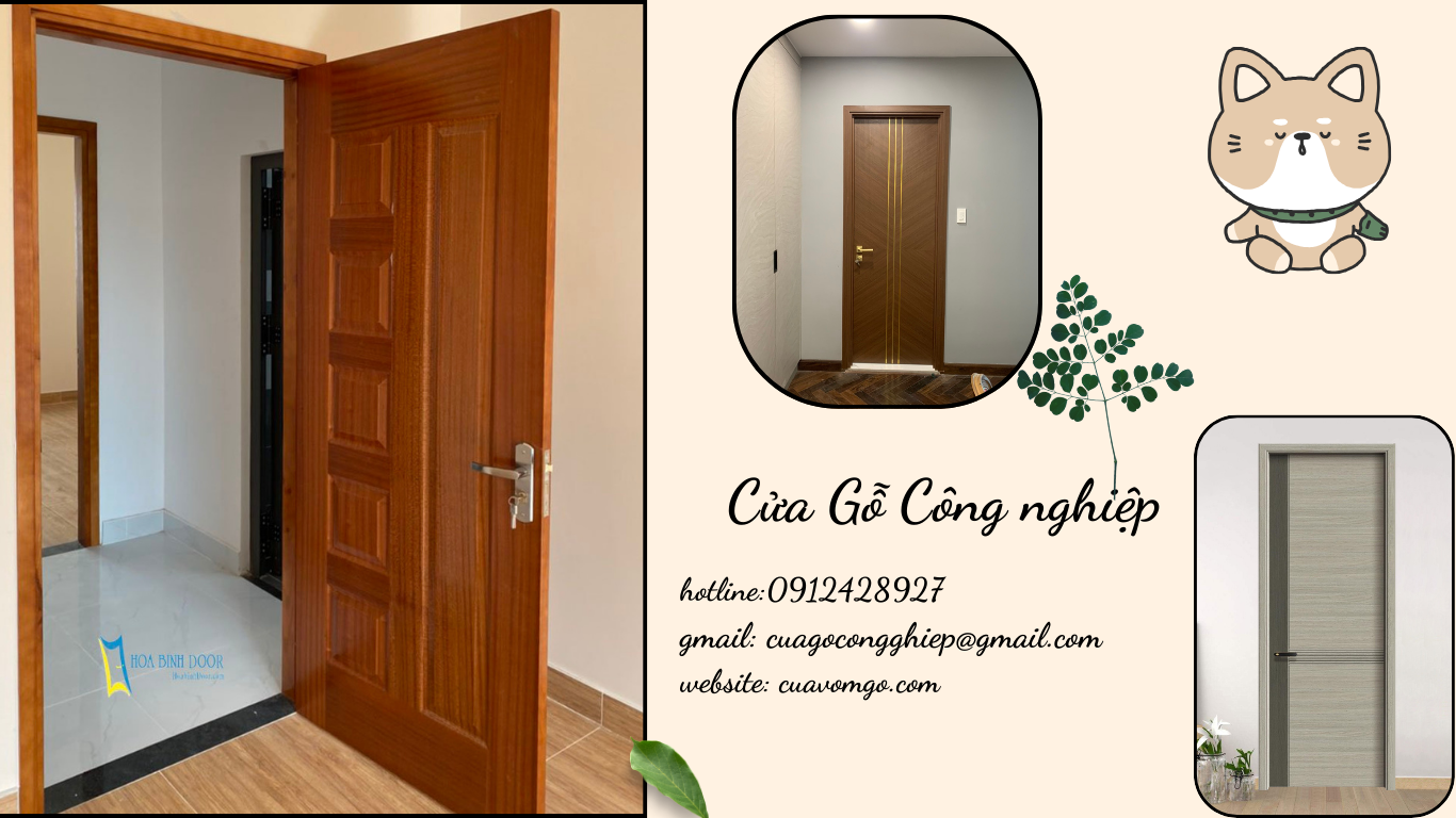 Giá cửa gỗ công nghiệp tại Long Khánh- Cửa giá rẻ siêu đẹp