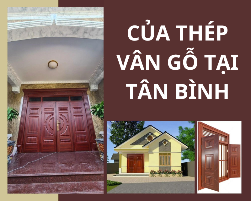 Cửa thép vân gỗ tại Bình Tân | Cửa thép vân gỗ